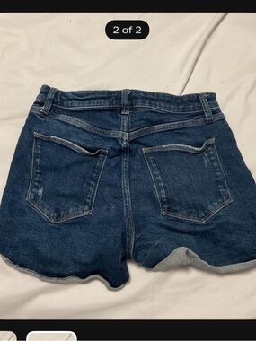 Arizona Jean Company Dark Blue Denim Cutoff Shorts